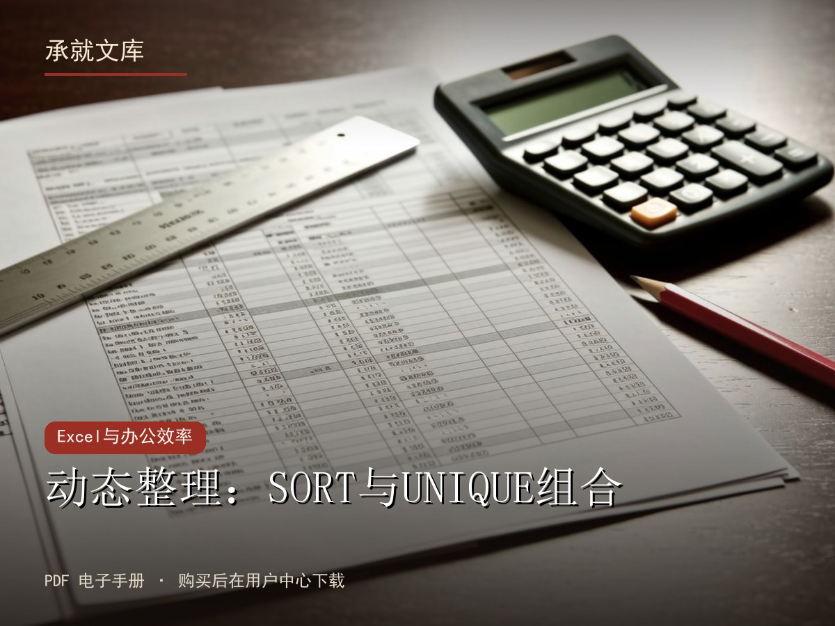 动态整理：SORT与UNIQUE组合