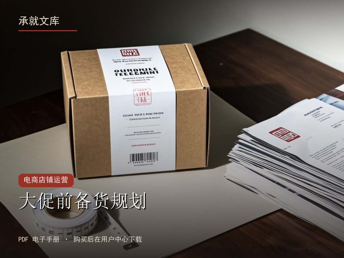 大促前备货规划
