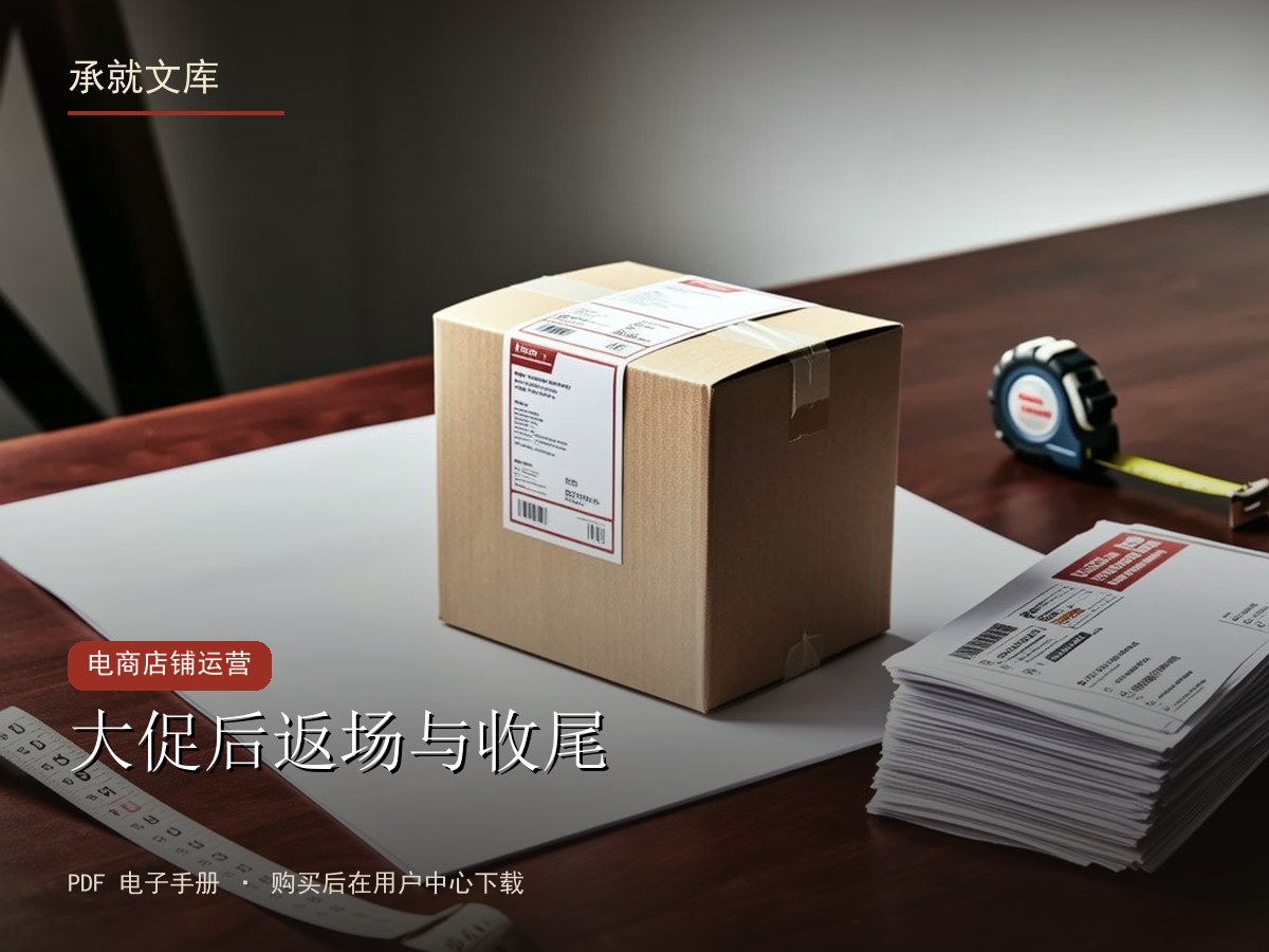 大促后返场与收尾