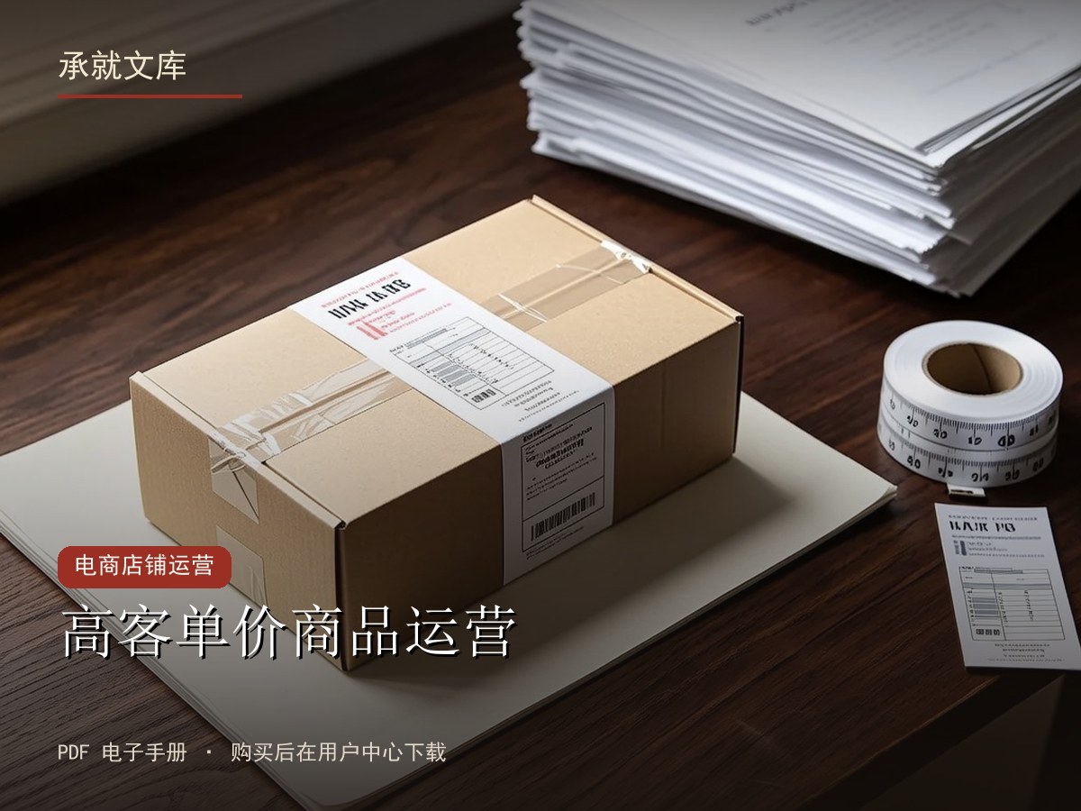高客单价商品运营