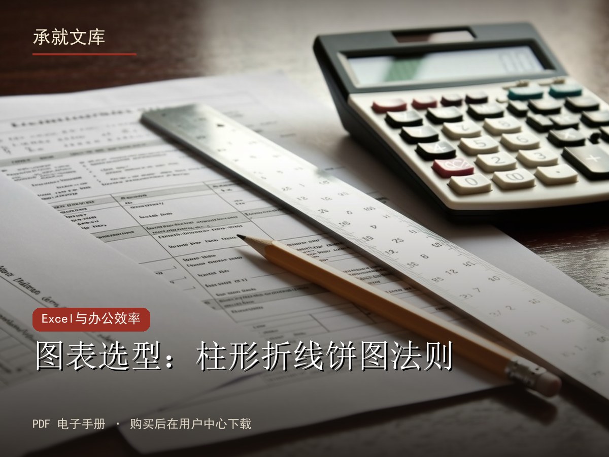 图表选型：柱形折线饼图法则