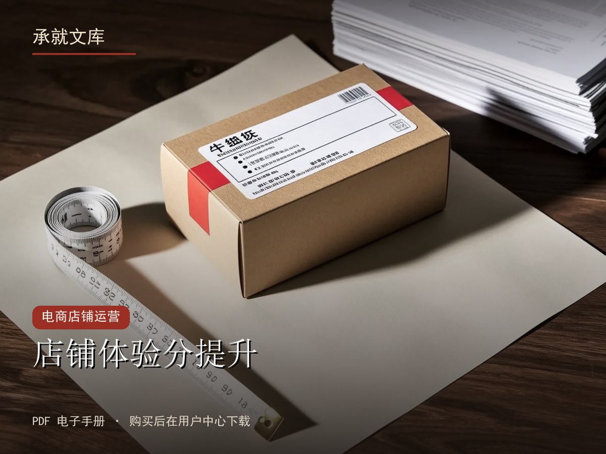 店铺体验分提升