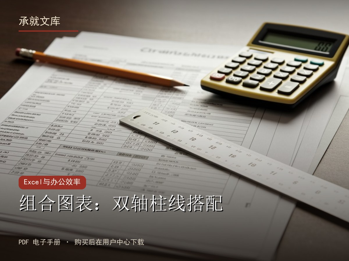 组合图表：双轴柱线搭配