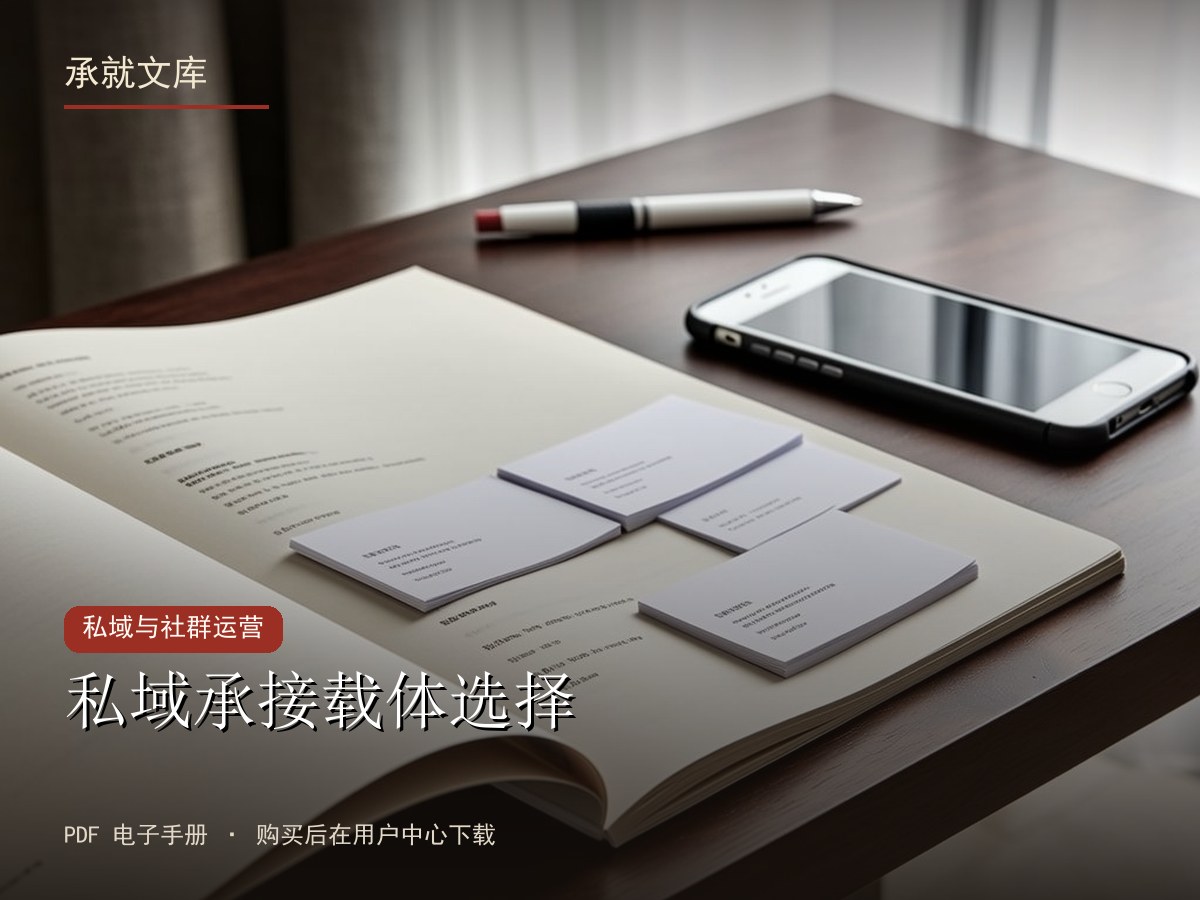 私域承接载体选择