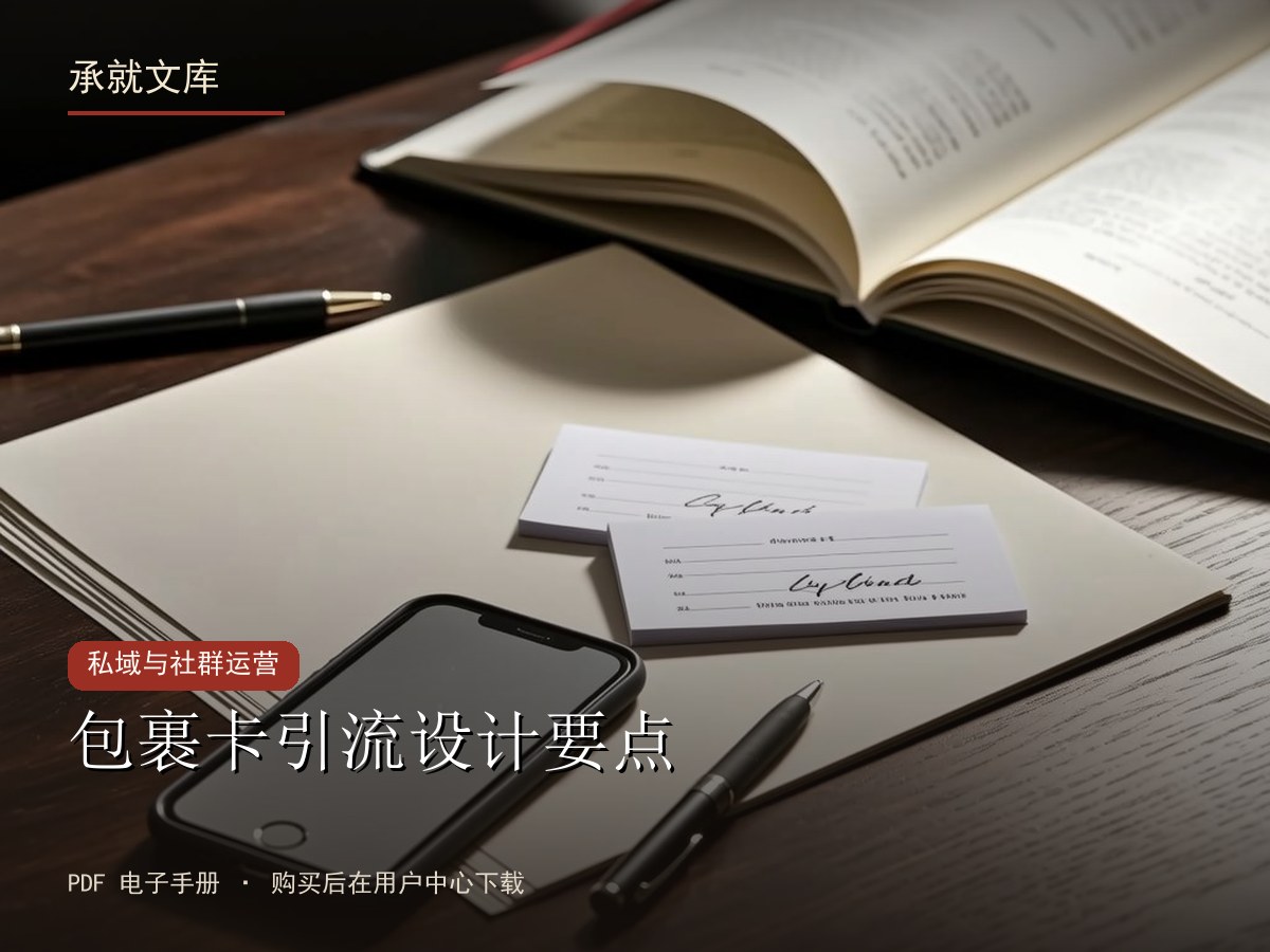 包裹卡引流设计要点
