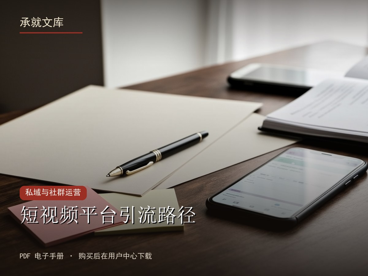 短视频平台引流路径