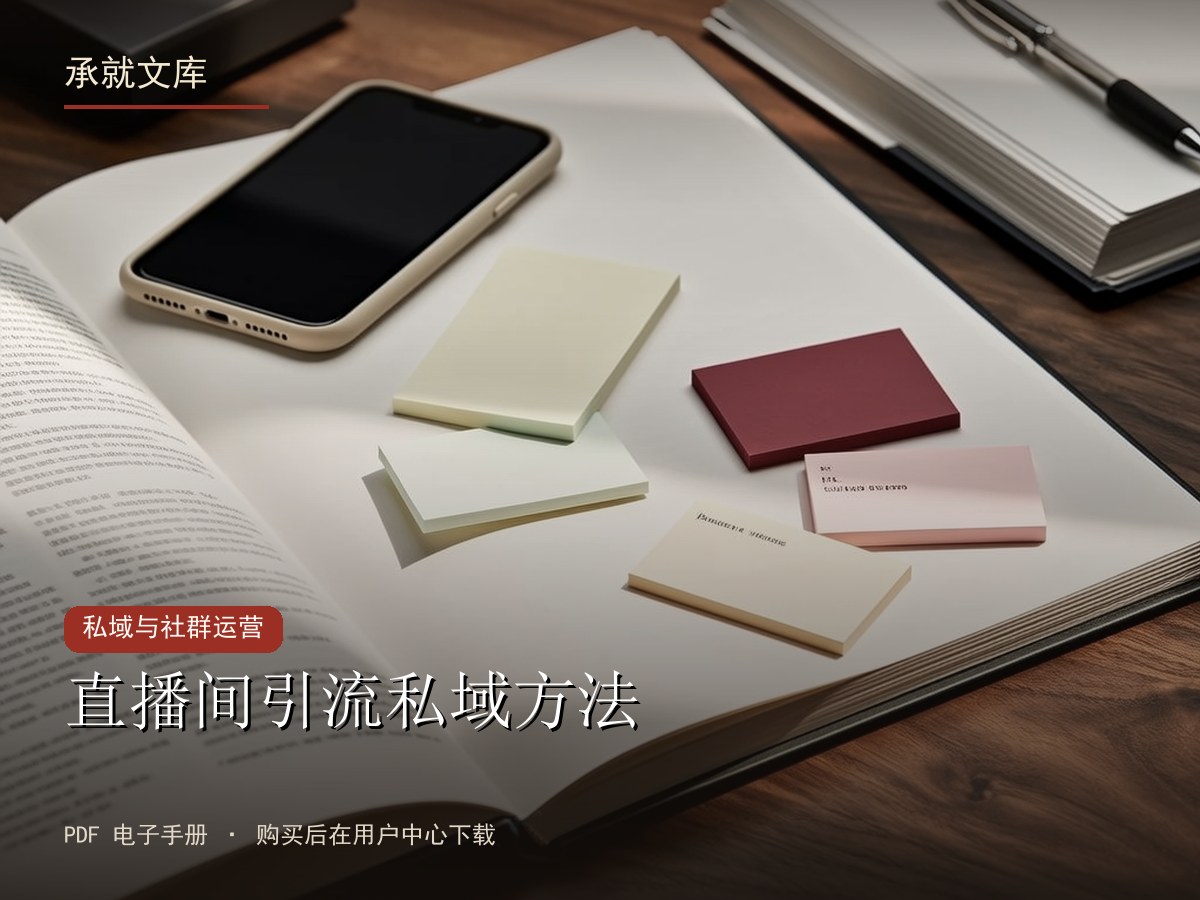 直播间引流私域方法