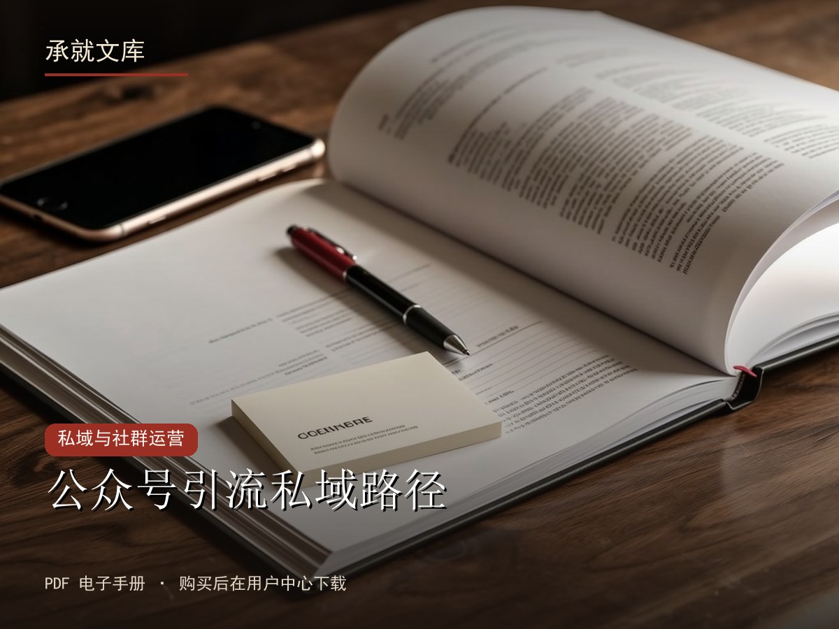公众号引流私域路径