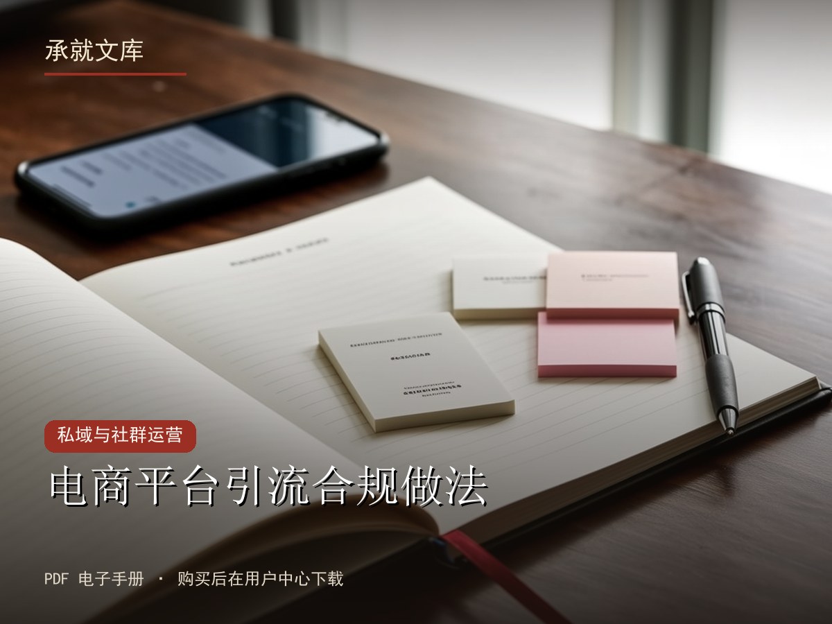 电商平台引流合规做法