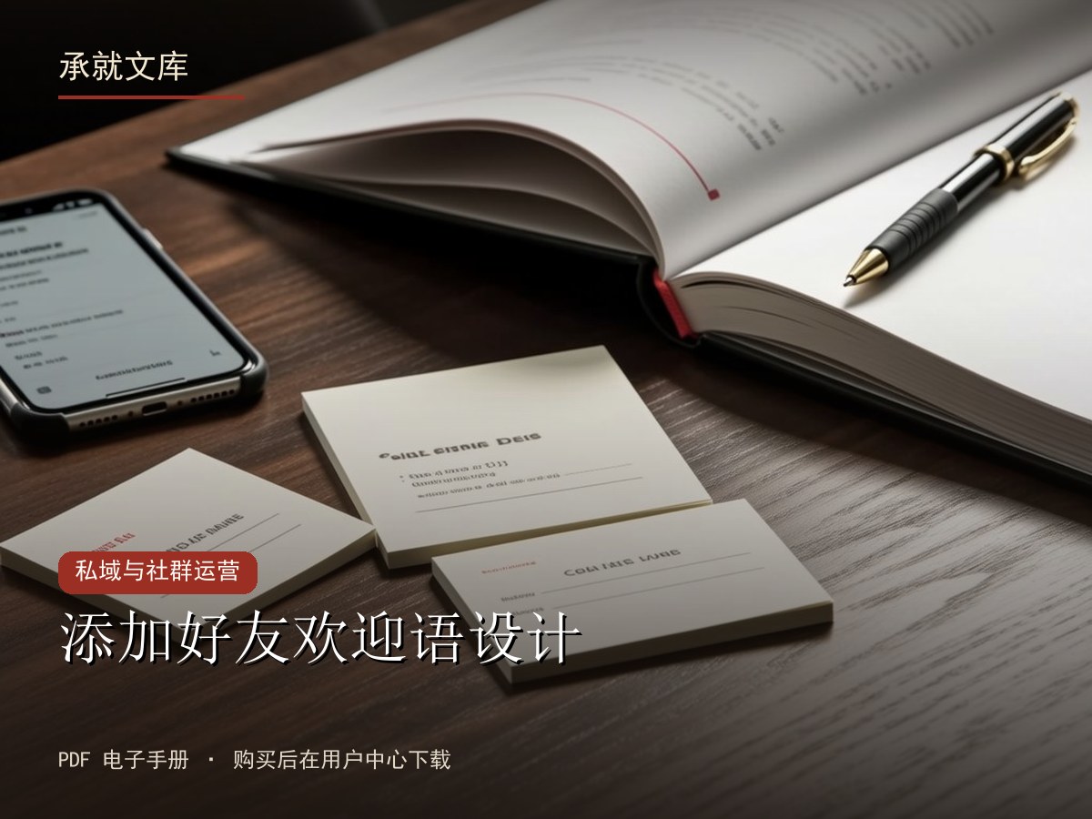 添加好友欢迎语设计