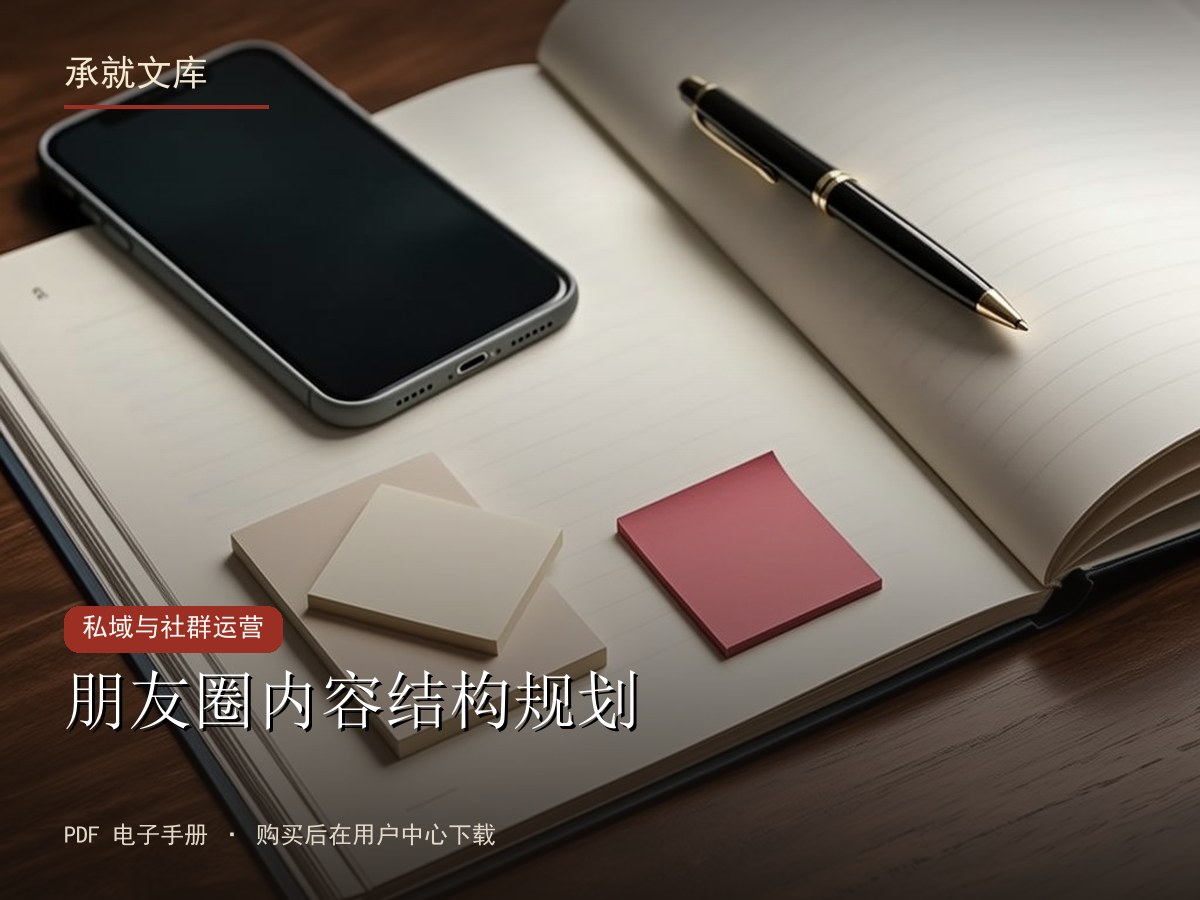 朋友圈内容结构规划