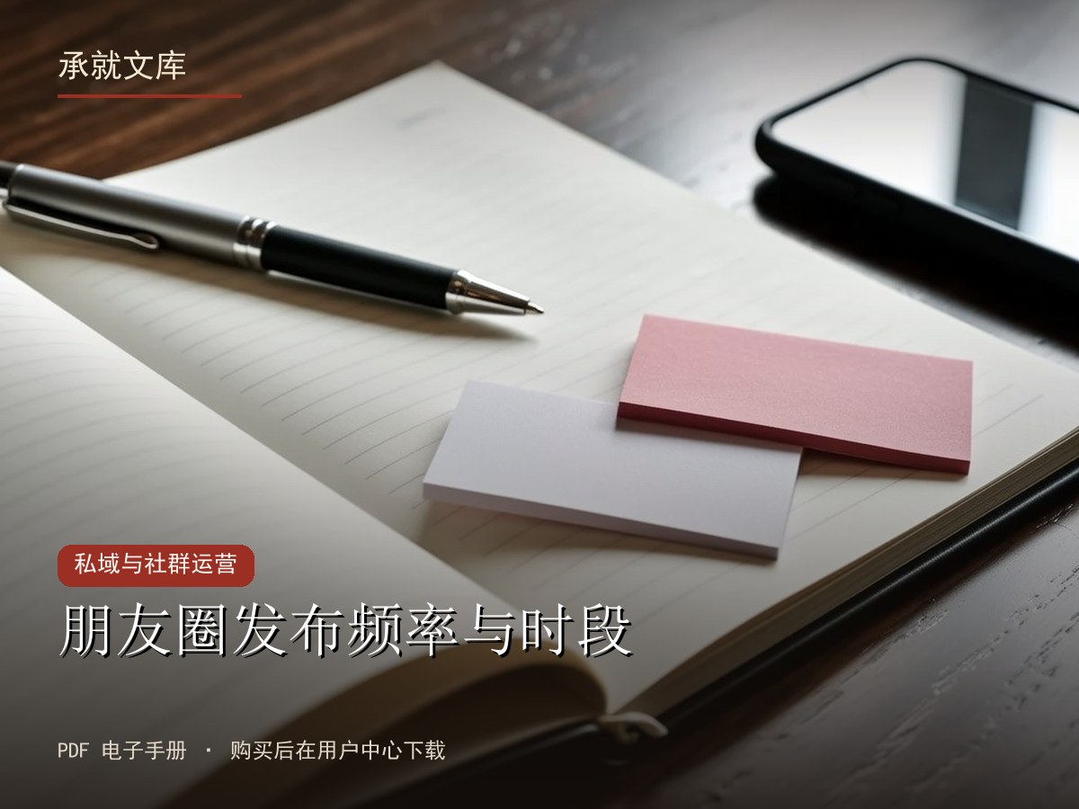 朋友圈发布频率与时段