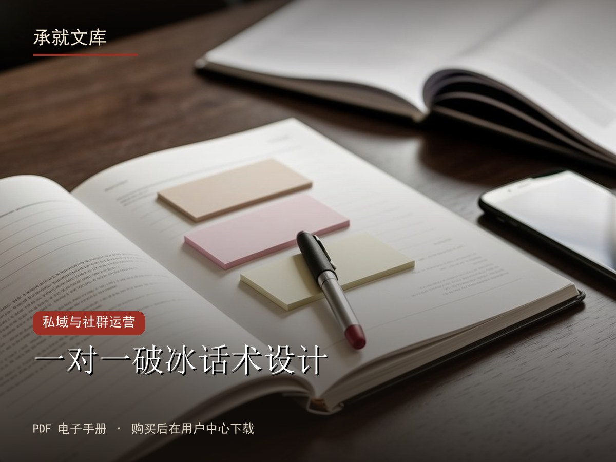 一对一破冰话术设计