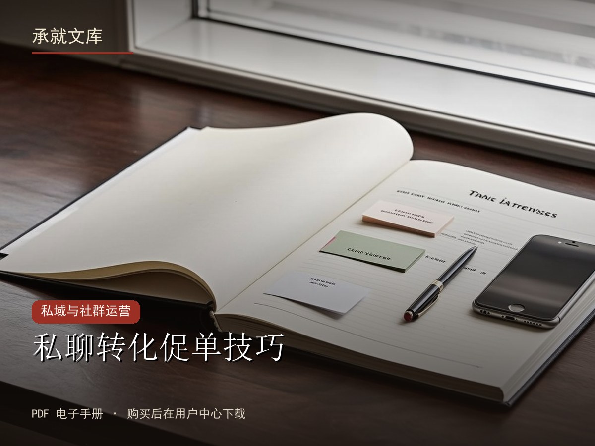 私聊转化促单技巧