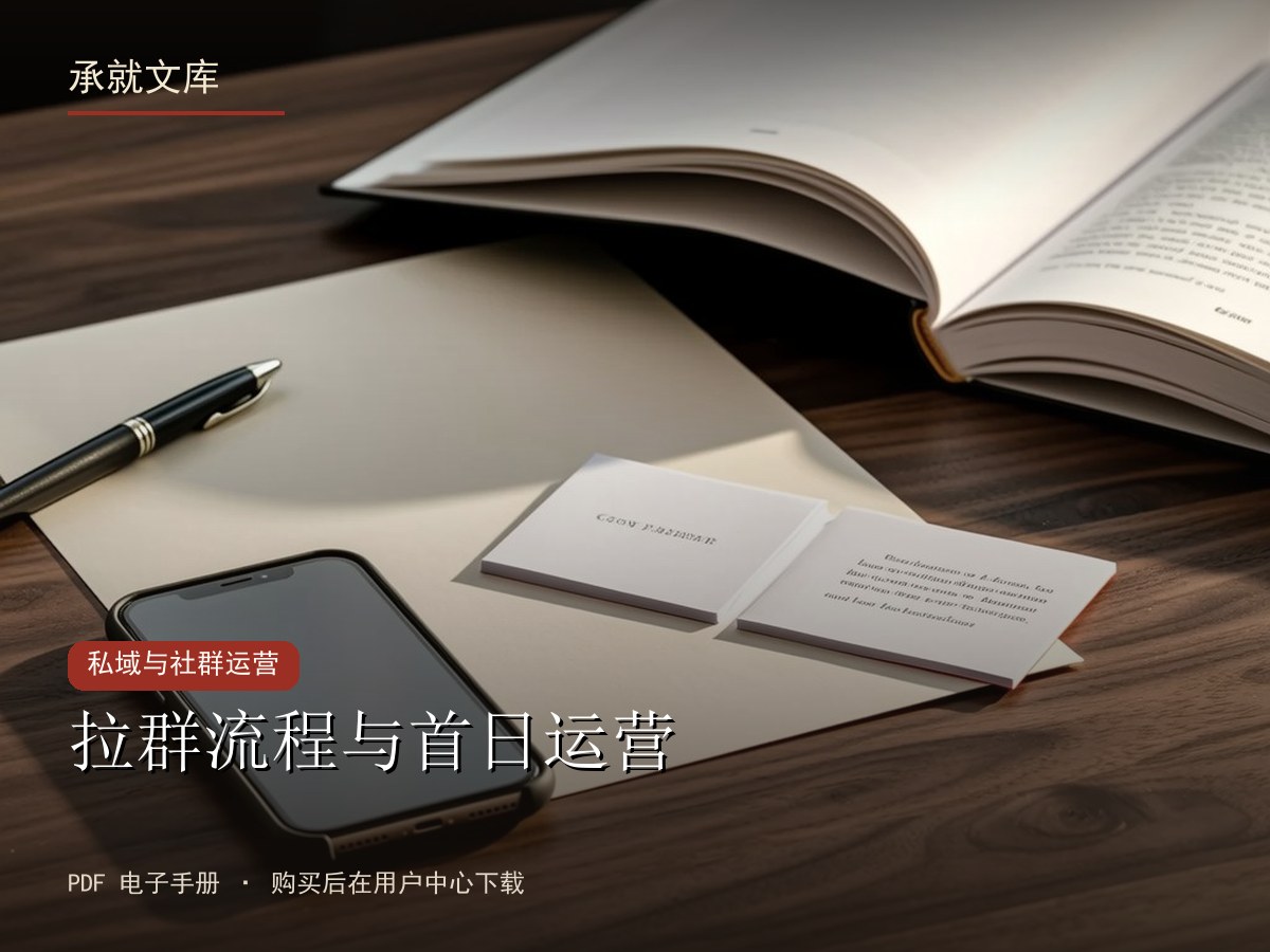 拉群流程与首日运营