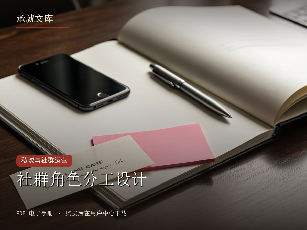 社群角色分工设计