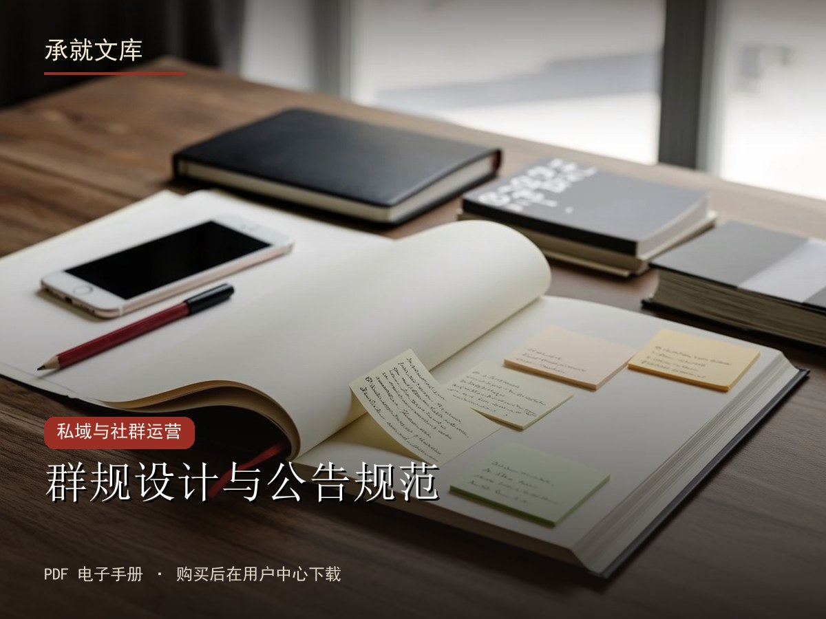 群规设计与公告规范