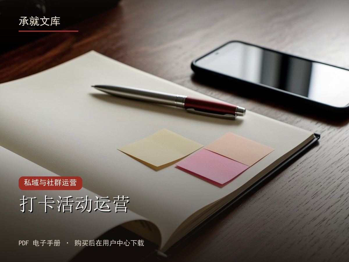 打卡活动运营