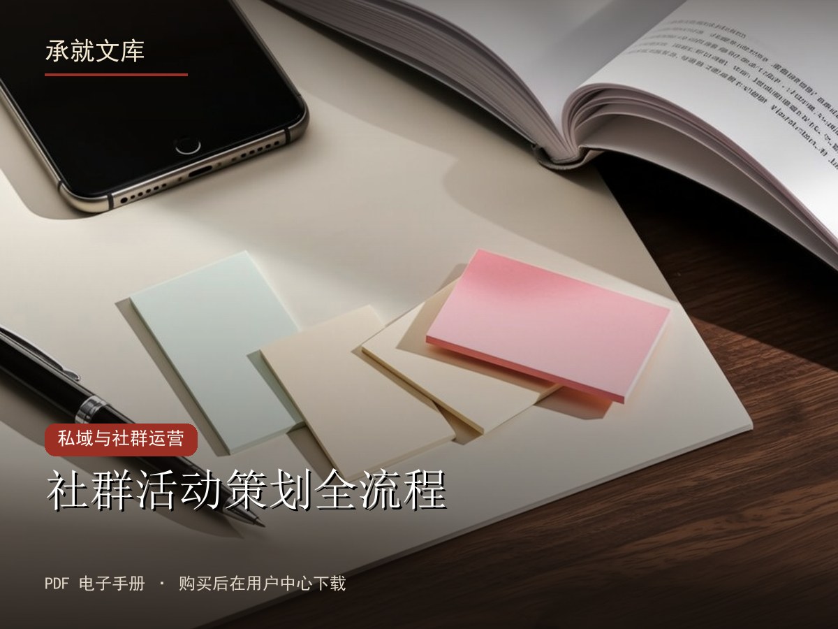 社群活动策划全流程