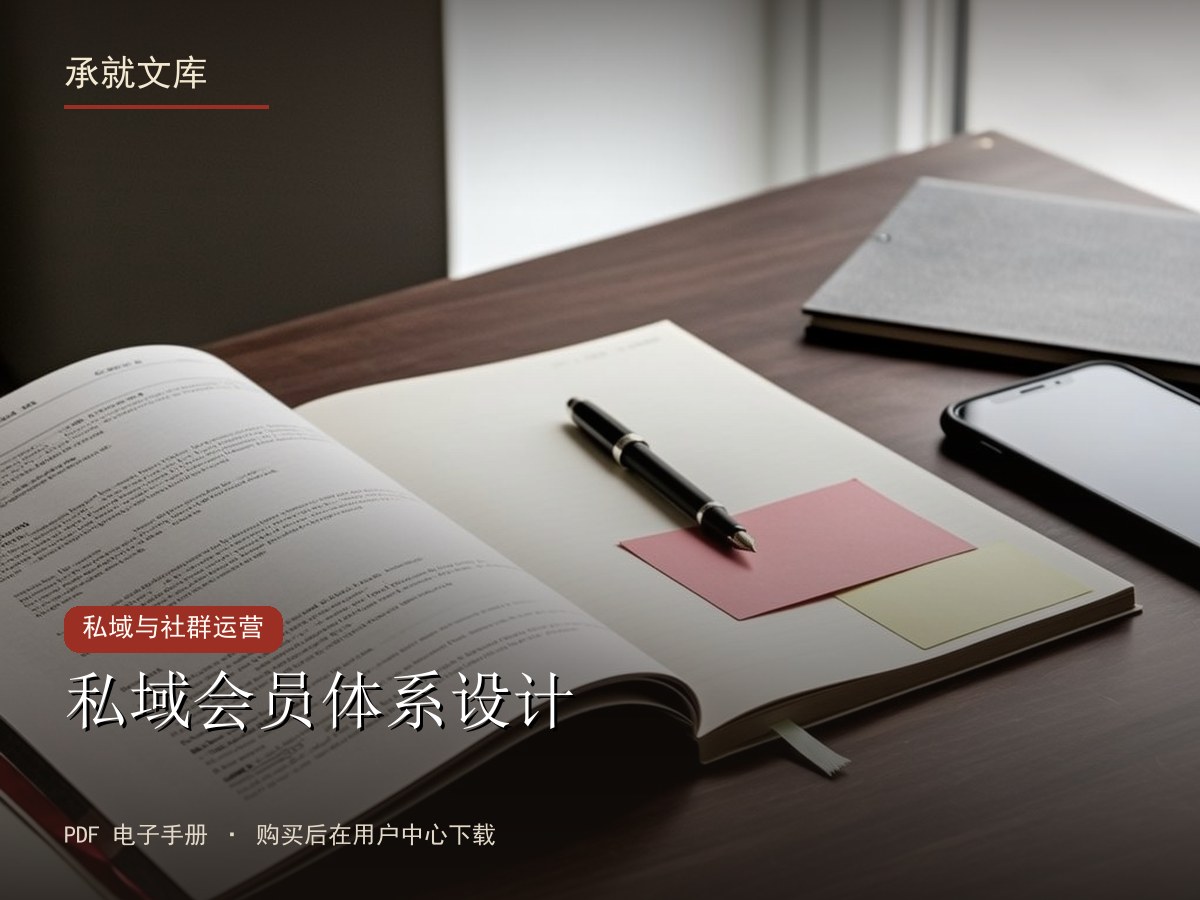 私域会员体系设计