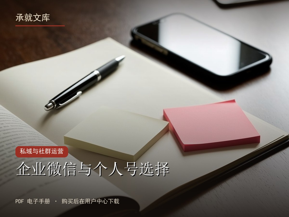企业微信与个人号选择