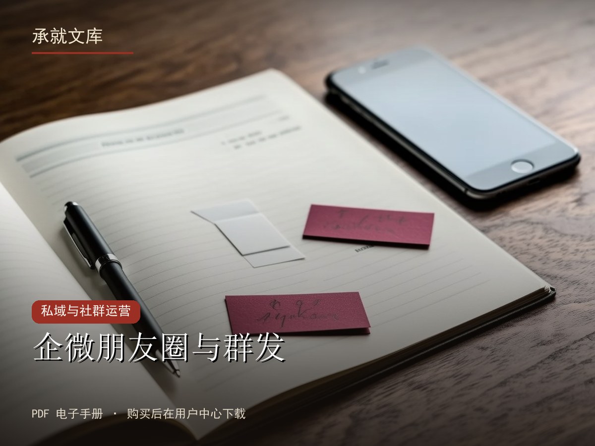 企微朋友圈与群发