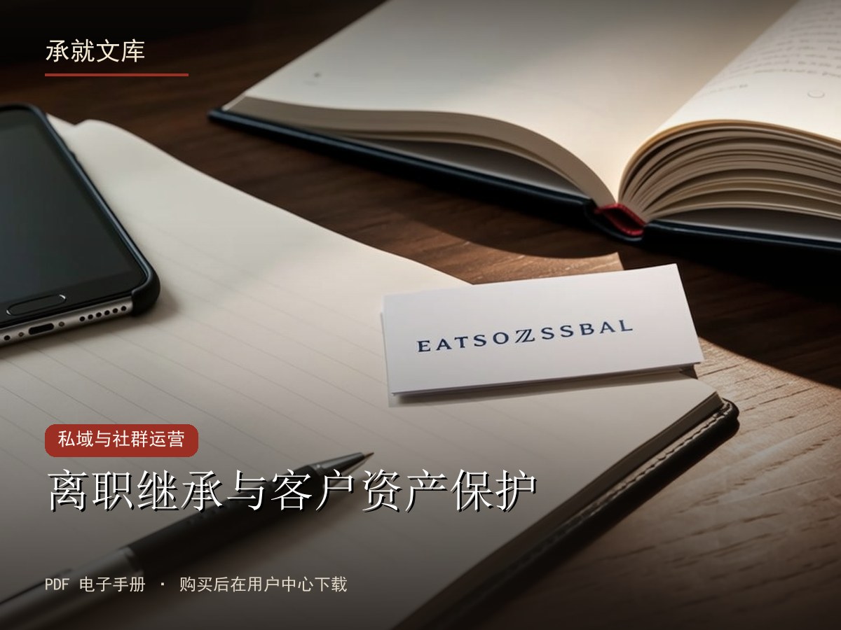 离职继承与客户资产保护