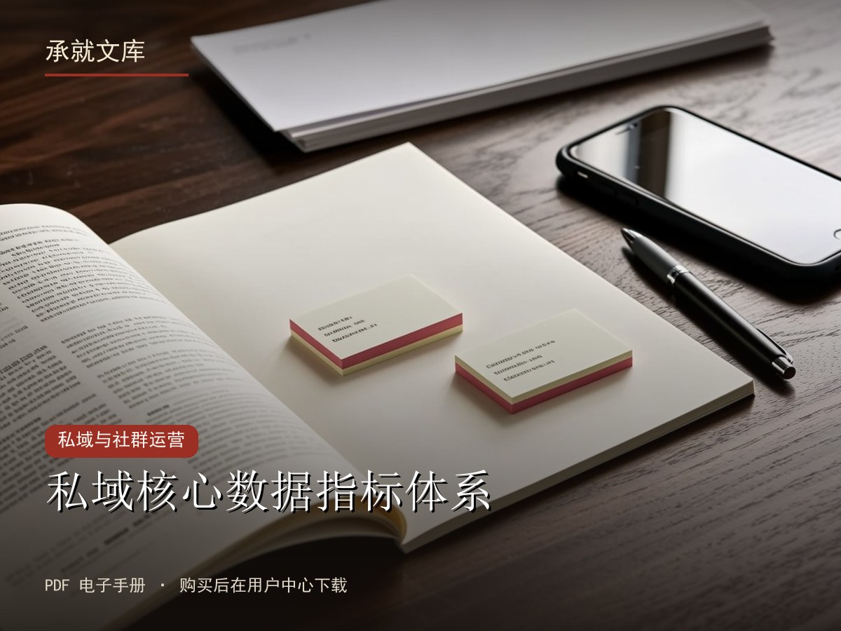 私域核心数据指标体系