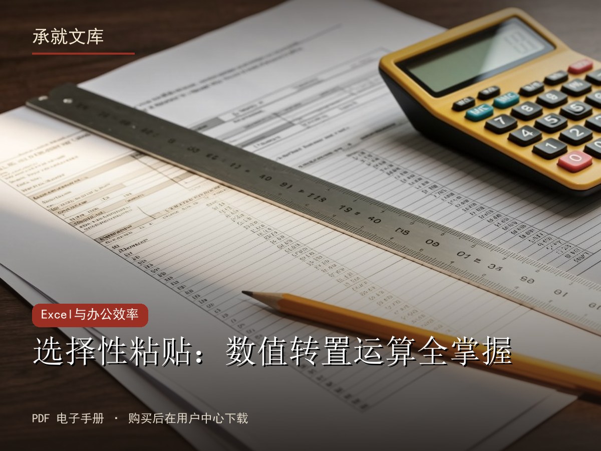 选择性粘贴：数值转置运算全掌握