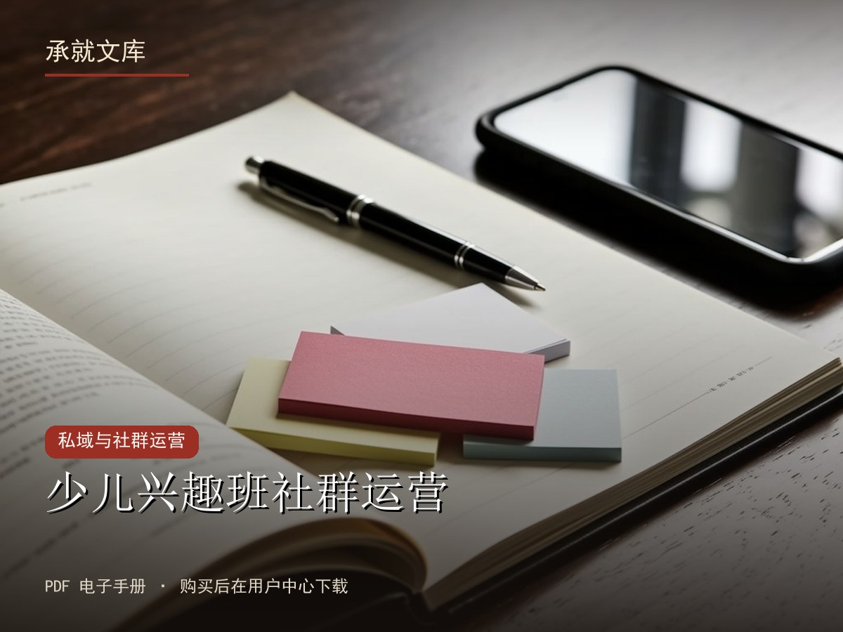 少儿兴趣班社群运营