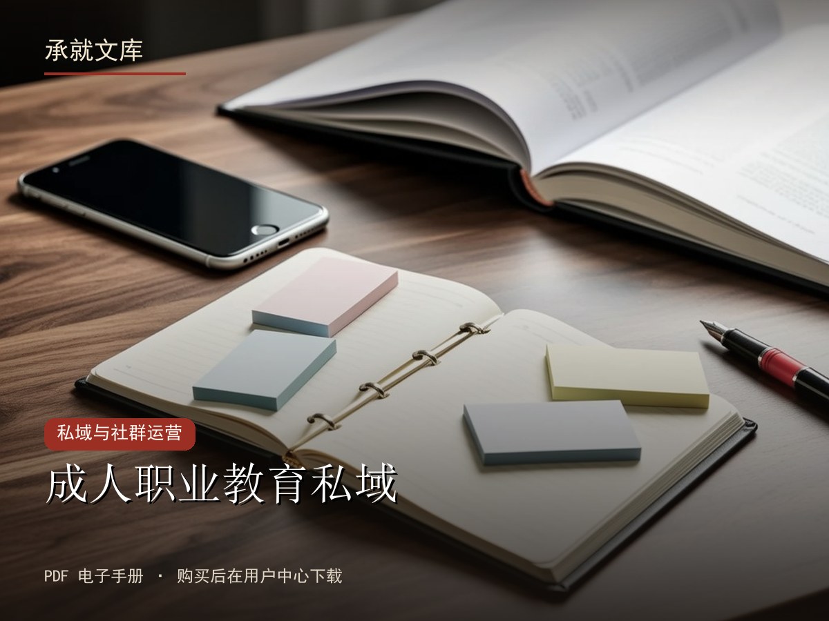 成人职业教育私域