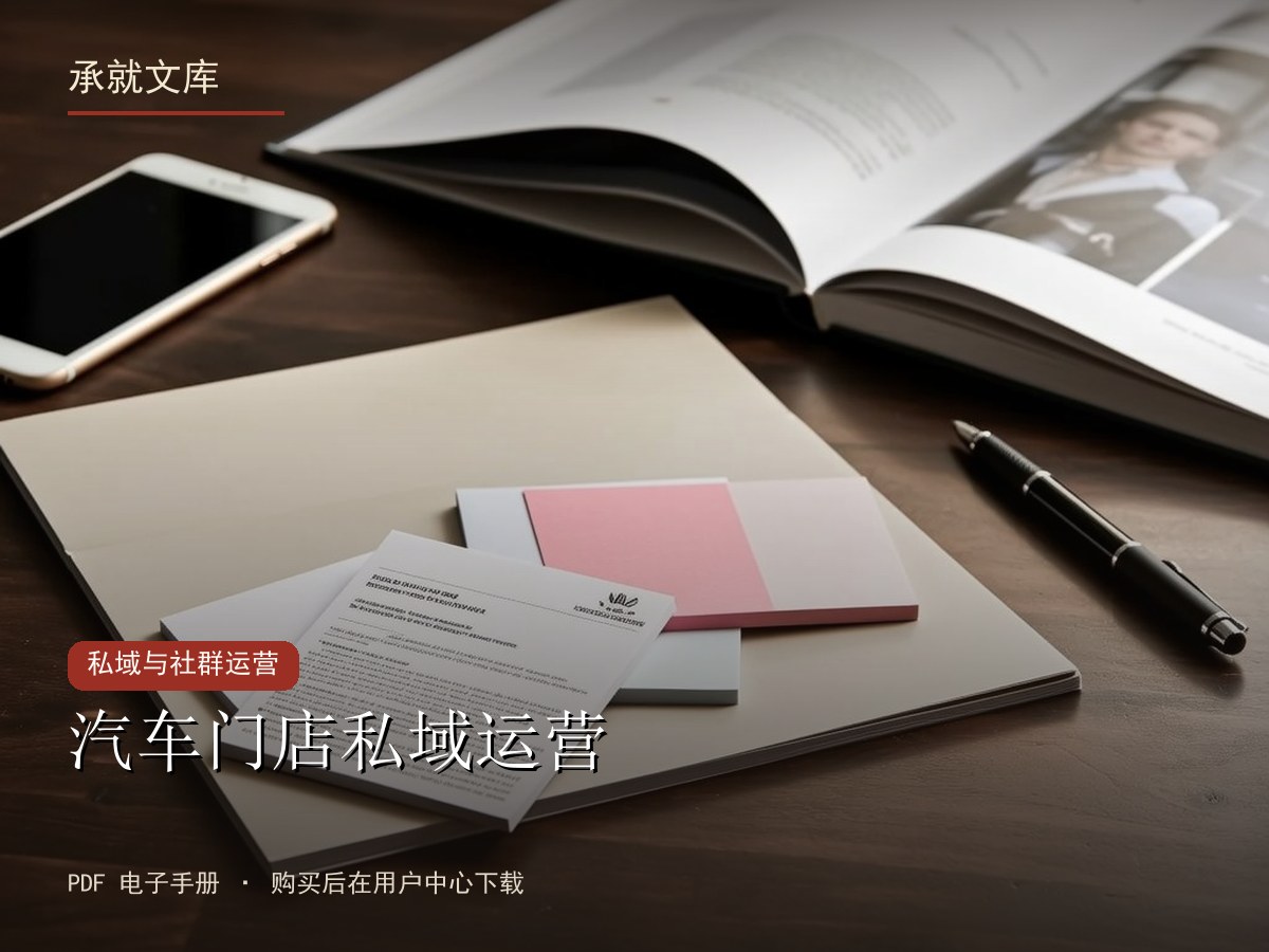 汽车门店私域运营