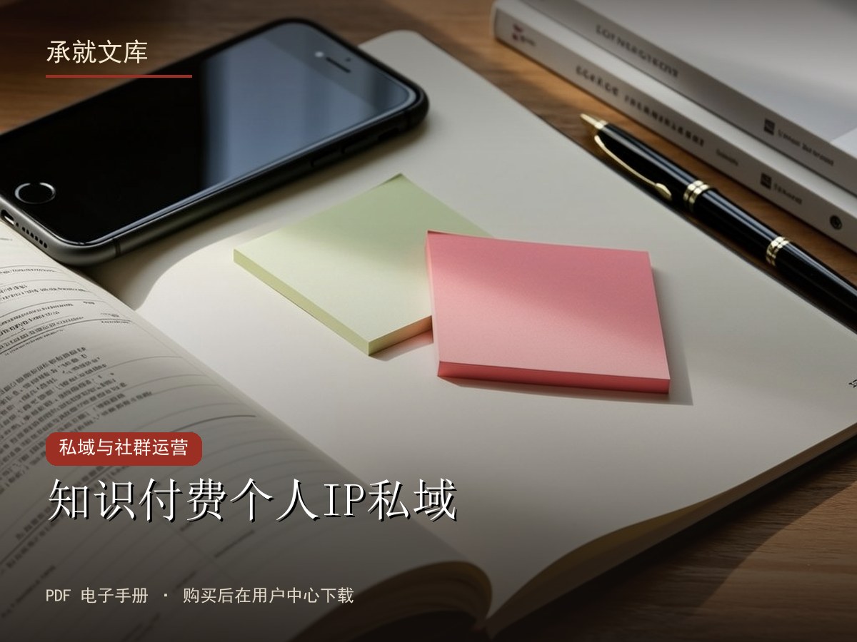 知识付费个人IP私域
