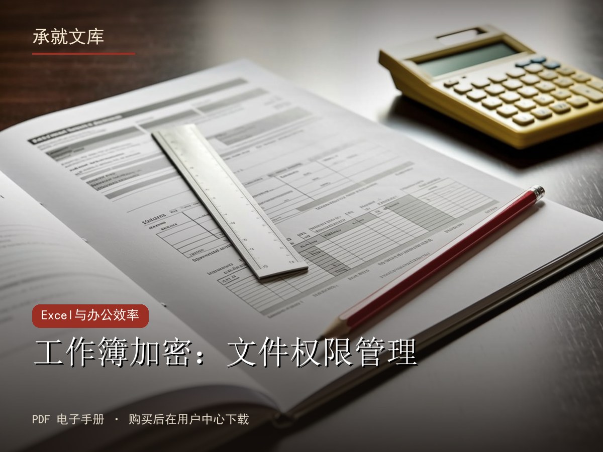 工作簿加密：文件权限管理