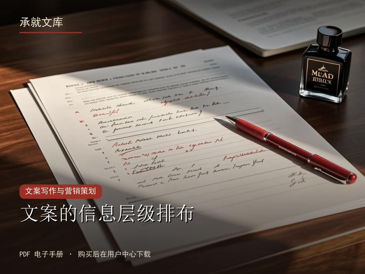 文案的信息层级排布
