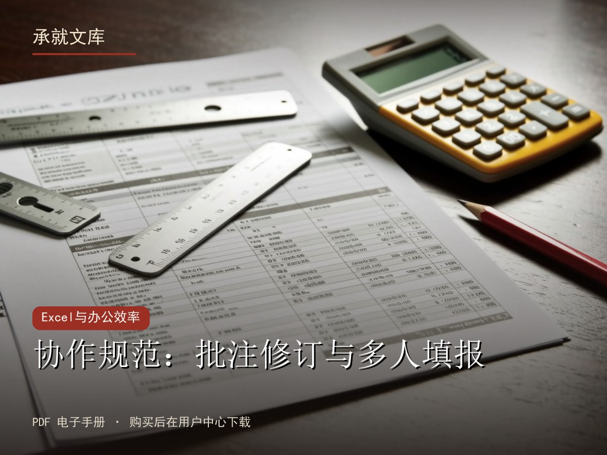 协作规范：批注修订与多人填报
