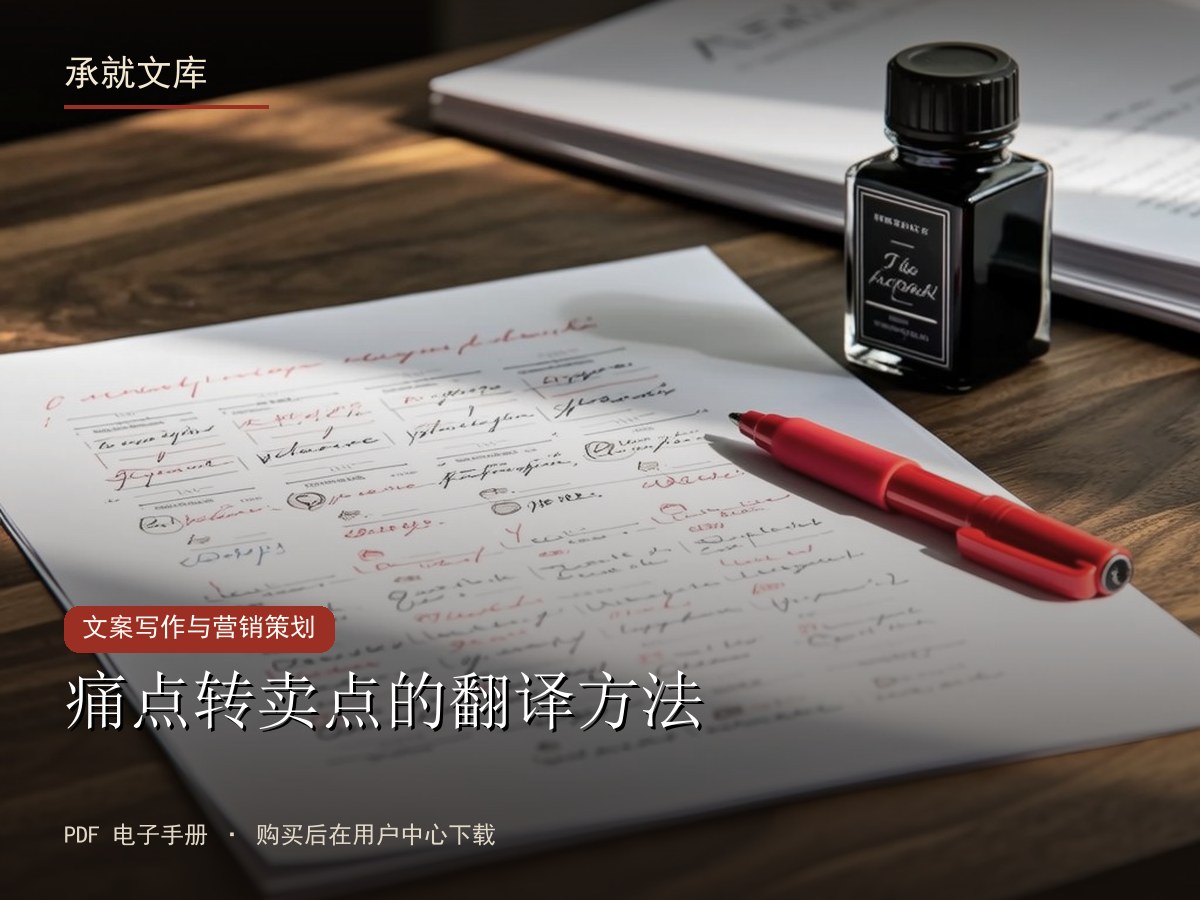 痛点转卖点的翻译方法