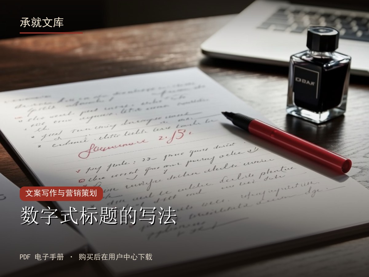 数字式标题的写法