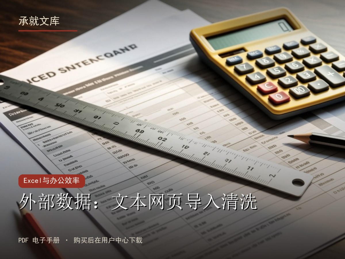 外部数据：文本网页导入清洗
