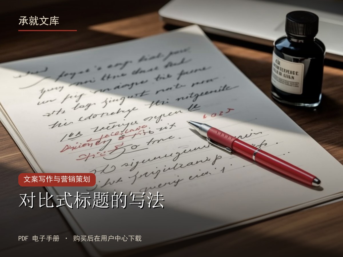 对比式标题的写法