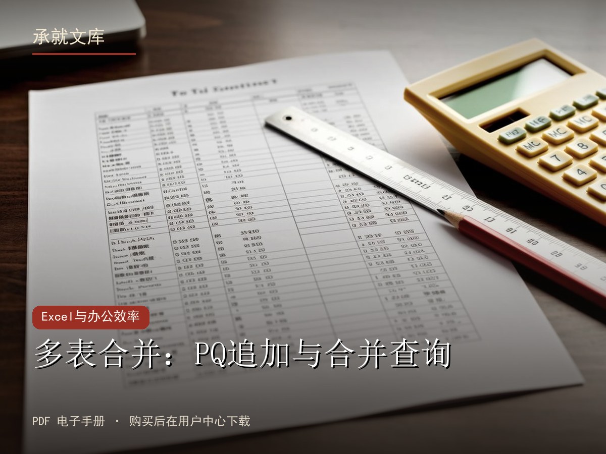 多表合并：PQ追加与合并查询