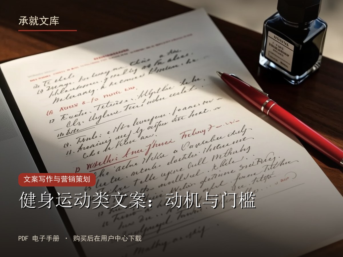 健身运动类文案：动机与门槛