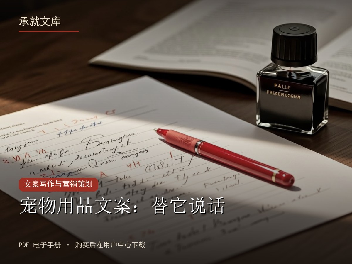 宠物用品文案：替它说话