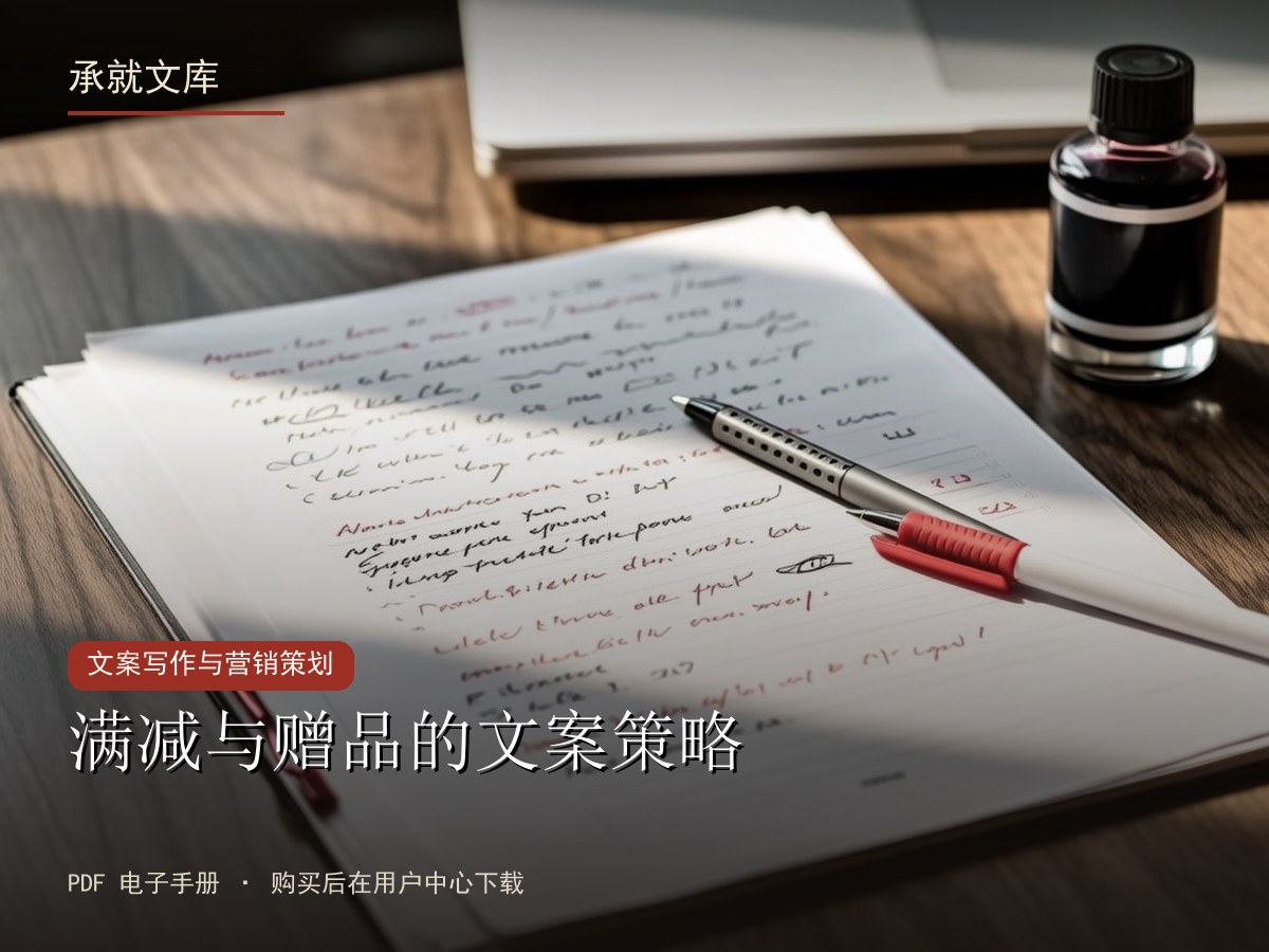 满减与赠品的文案策略