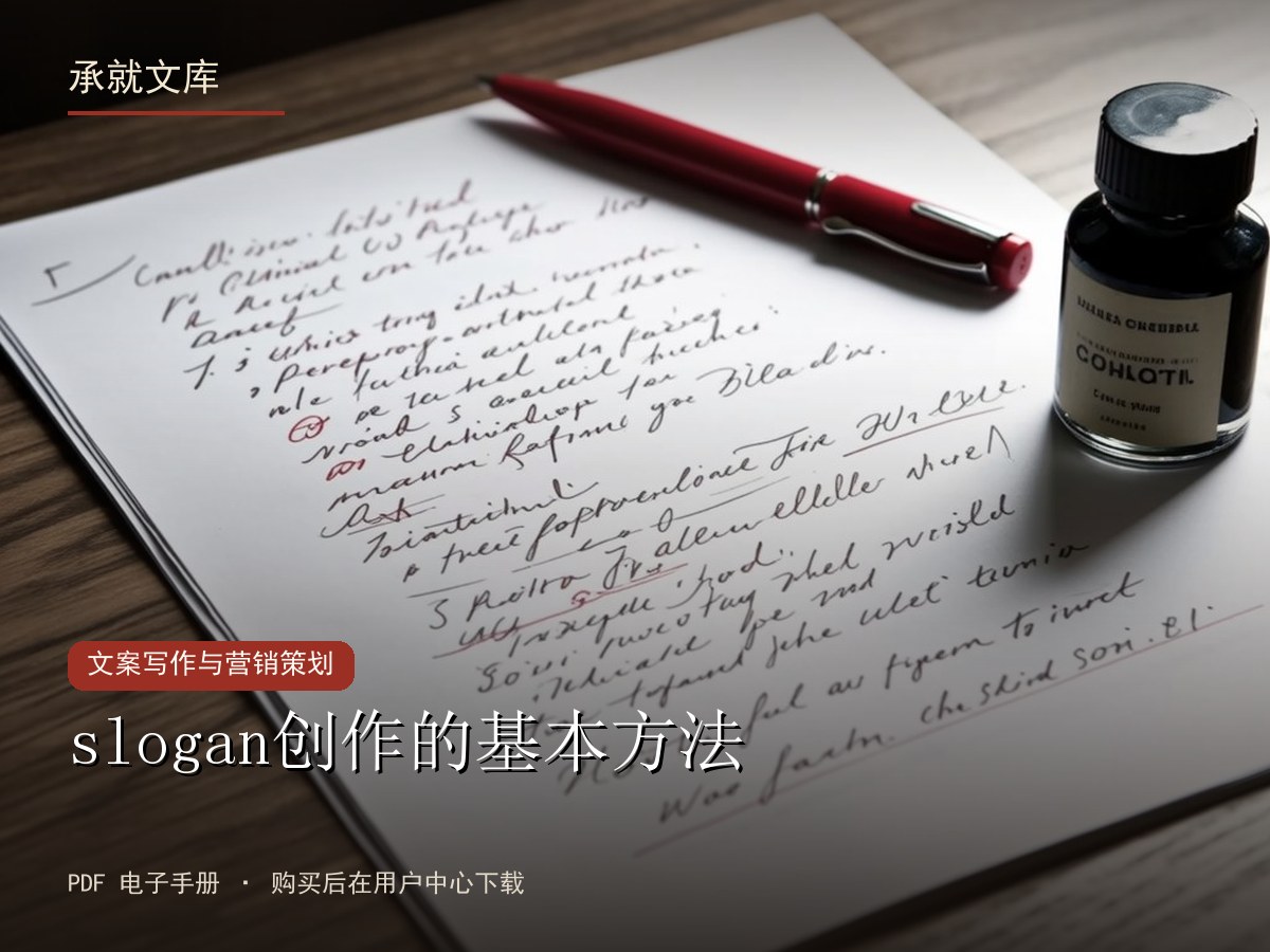 slogan创作的基本方法