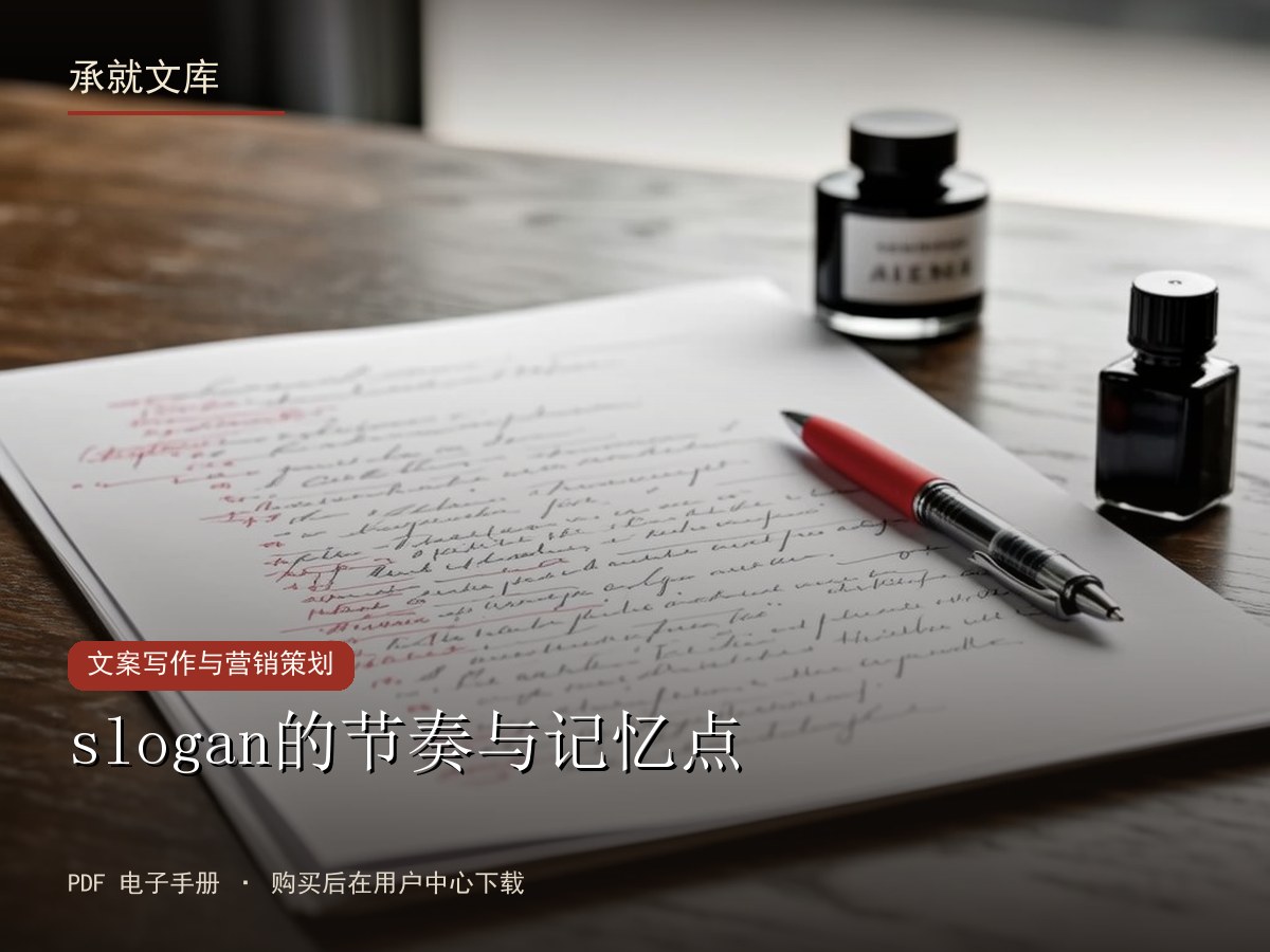 slogan的节奏与记忆点