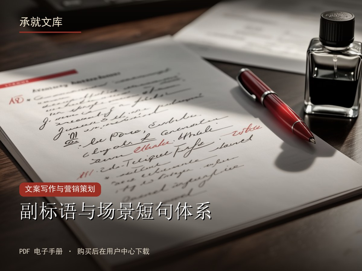 副标语与场景短句体系