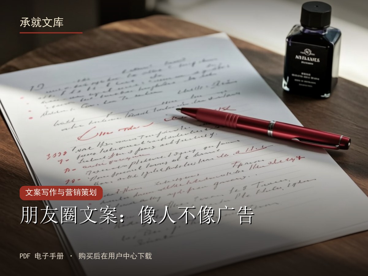 朋友圈文案：像人不像广告