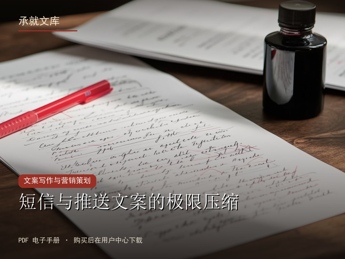 短信与推送文案的极限压缩