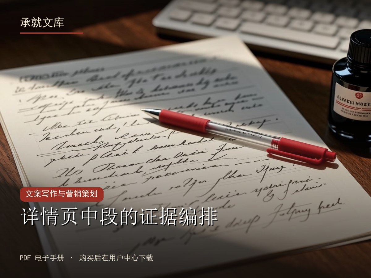 详情页中段的证据编排